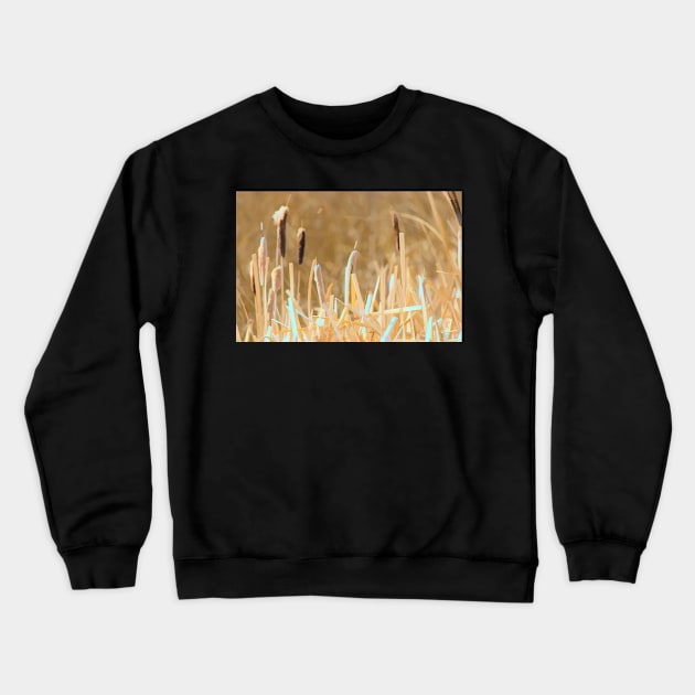 Bulrush Illustration Crewneck Sweatshirt by CanadianWild418